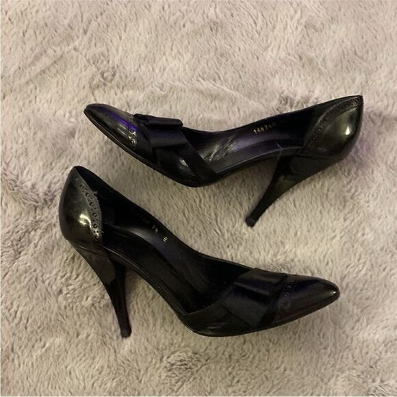 Gucci Elegant Black Women's Heels, US7,5 - Picture 2 of 10